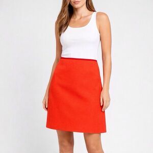 The Limited Red Textured A-Line Mini Skirt Women’s Size 6 Office Siren Career